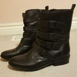 Guess Black Combat Boots